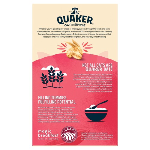 Quaker Oat So Simple Strawberry Raspberry & Cranberry Sachets Cereal thumbnail 2