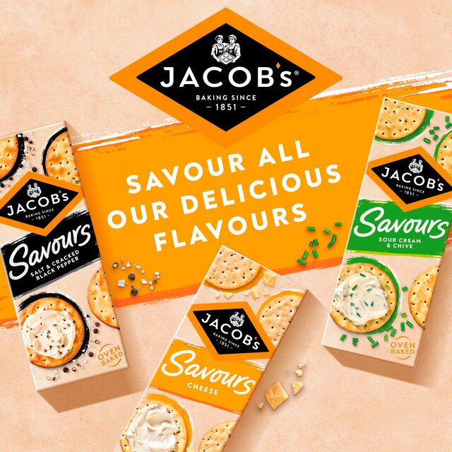 Jacob's Savours Thins Cheese Crackers thumbnail 3