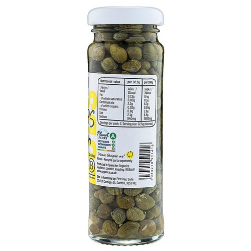 Realfoods Organic Capers in Brine thumbnail 3