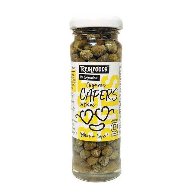 Realfoods by Organico Organic Capers in Brine