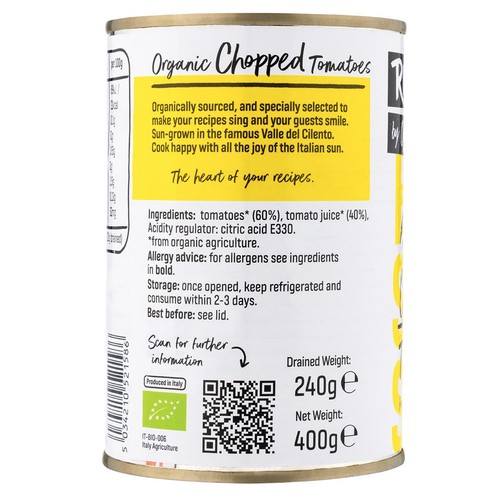 Realfoods Organic Chopped Tomatoes thumbnail 2
