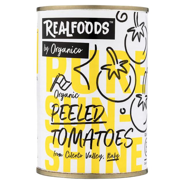Realfoods by Organico Organic Peeled Tomatoes