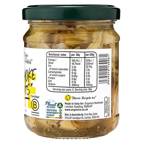 Realfoods Organic Artichoke Hearts thumbnail 2
