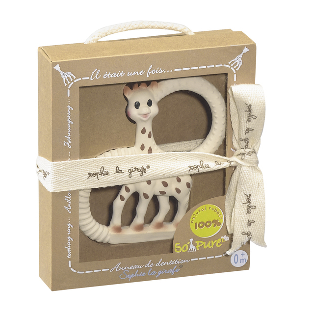 Sophie La Girafe So'Pure Teething Ring, 0mths+
