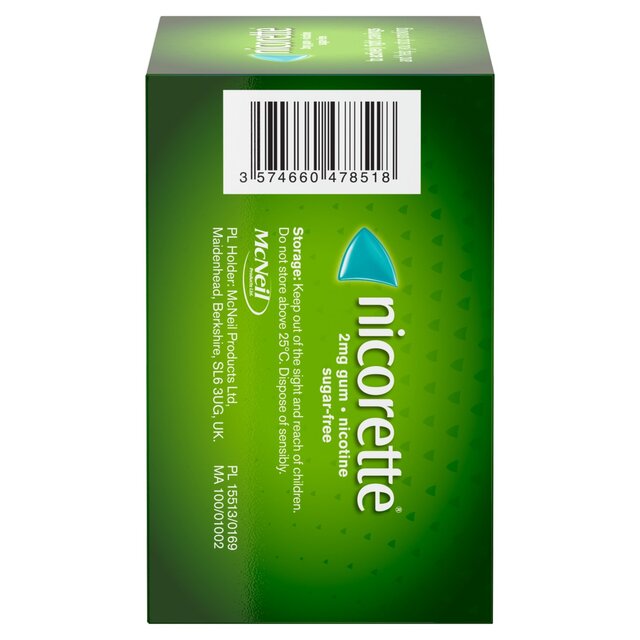 Nicorette Gum Original 2mg thumbnail 7