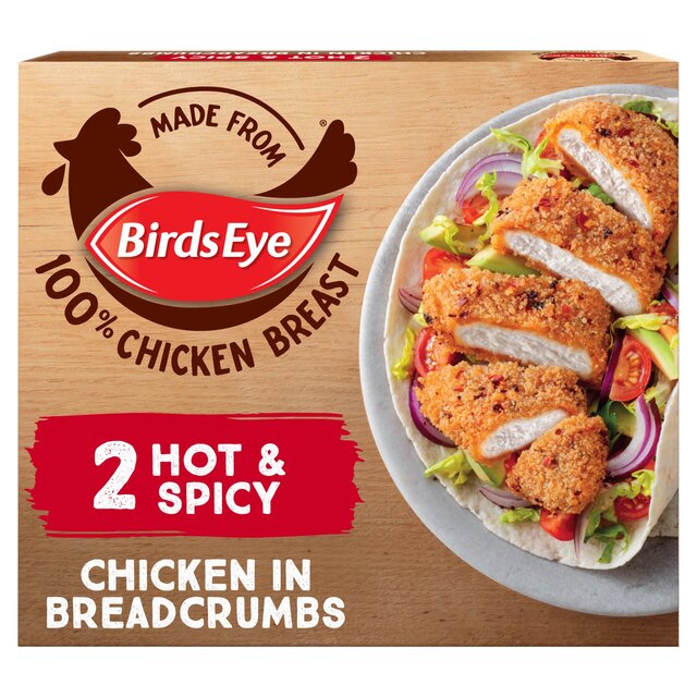 Birds Eye 2 Hot & Spicy Chicken in Breadcrumbs