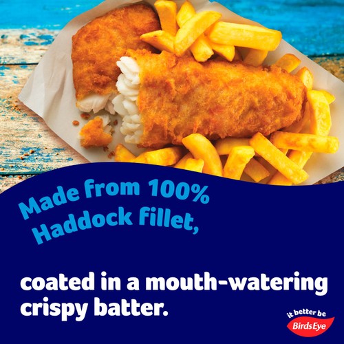 Birds Eye 4 MSC Battered Haddock Fish Fillets thumbnail 4