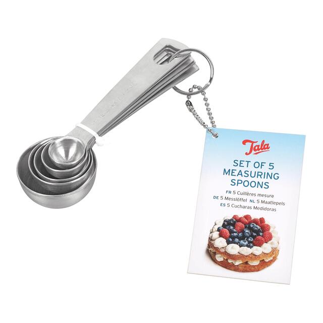Tala 5 Measuring Spoons, ml, tsp, tbsp