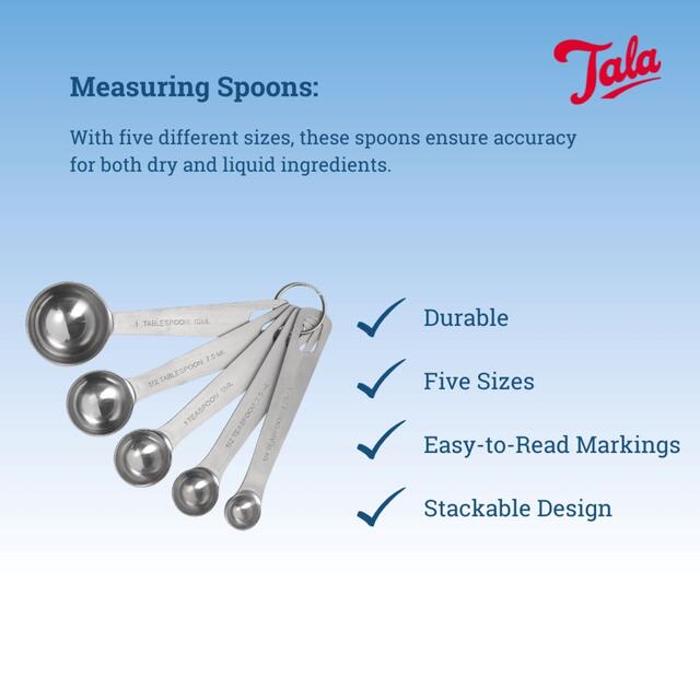 Tala 5 Measuring Spoons, ml, tsp, tbsp thumbnail 4