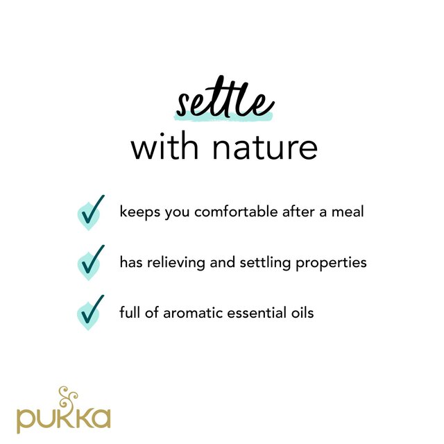 Pukka Organic Three Fennel Herbal Tea 20 Home Compostable Tea Bags thumbnail 3