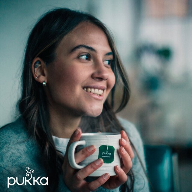 Pukka Organic Three Fennel Herbal Tea 20 Home Compostable Tea Bags thumbnail 4