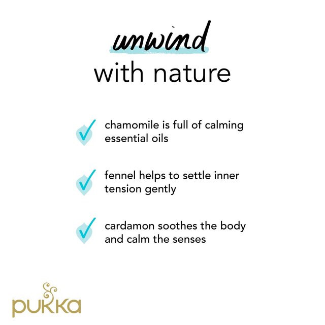 Pukka Organic Relax Tea With Chamomile x20 Home Compostable Herbal Tea Bags thumbnail 7