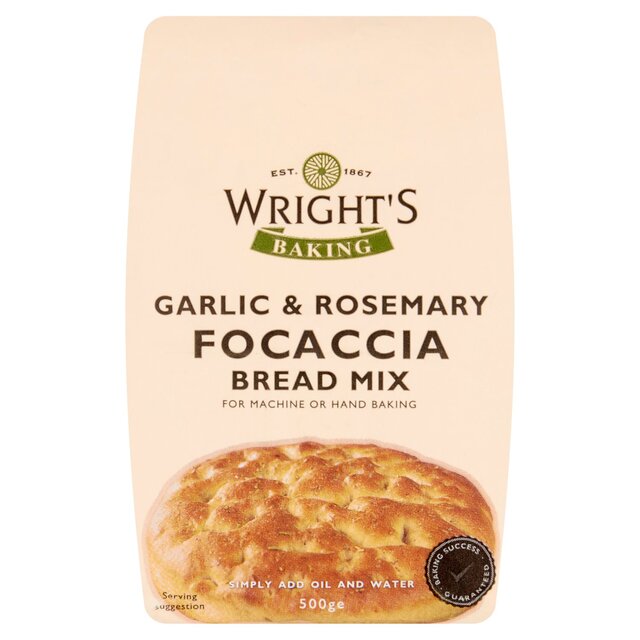 Wright's Garlic & Rosemary Focaccia Bread Mix thumbnail 2