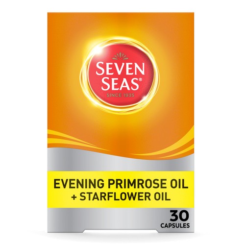 Seven Seas Evening Primrose Oil & Starflower Oil 1000mg Capsules
