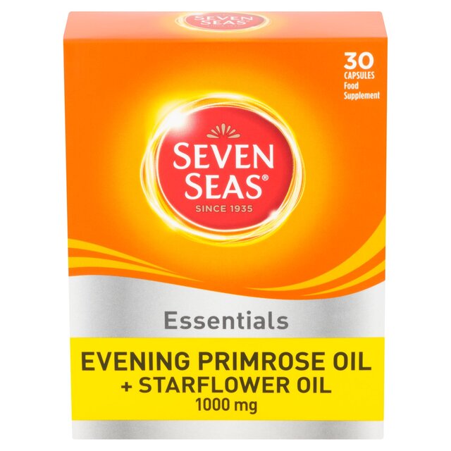 Seven Seas Evening Primrose Oil & Starflower Oil 1000mg Capsules