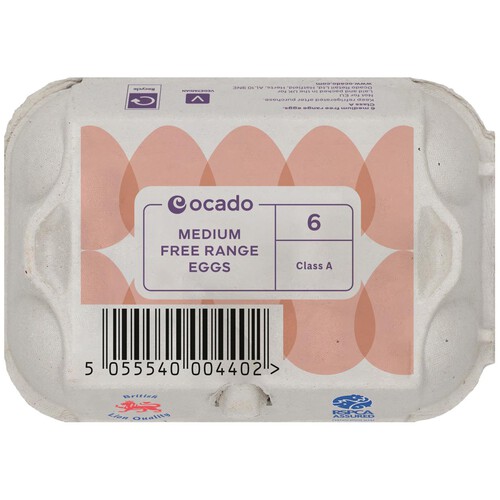 Ocado Medium Free Range Eggs thumbnail 2