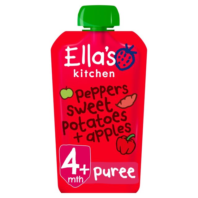 Ella's Kitchen Apples, Sweet Potatoes and Peppers Baby Food Pouch 4+ Months