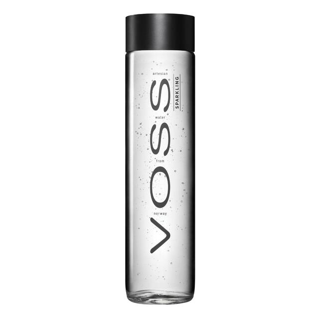 VOSS Sparkling Artesian Water Glass Bottle