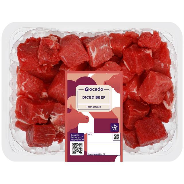 Ocado Lean Diced Beef thumbnail 2