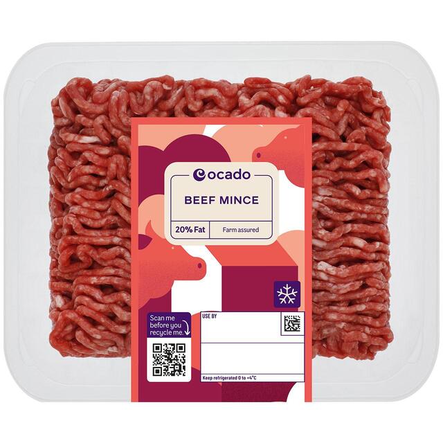 Ocado Beef Mince 20% Fat thumbnail 2