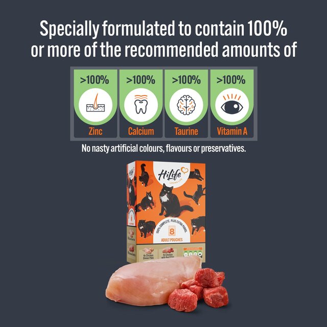 HiLife It's Only Natural  Cat Food The Chicken One In Jelly thumbnail 7