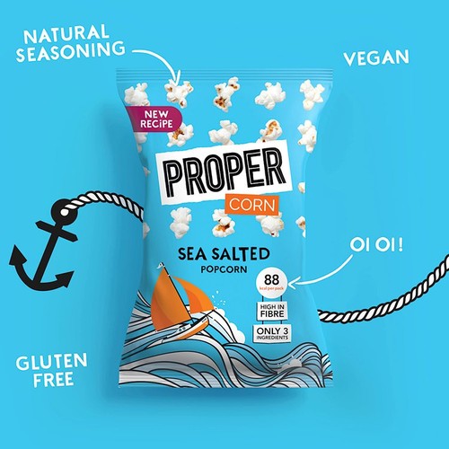 Propercorn Popcorn Lightly Sea Salted thumbnail 2