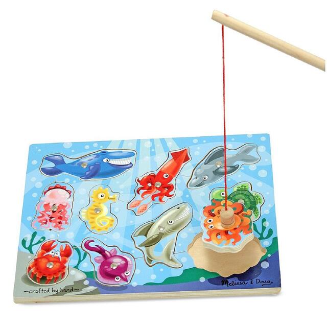 Melissa & Doug Magnetic Wooden Game Fishing, 3yrs+ thumbnail 2