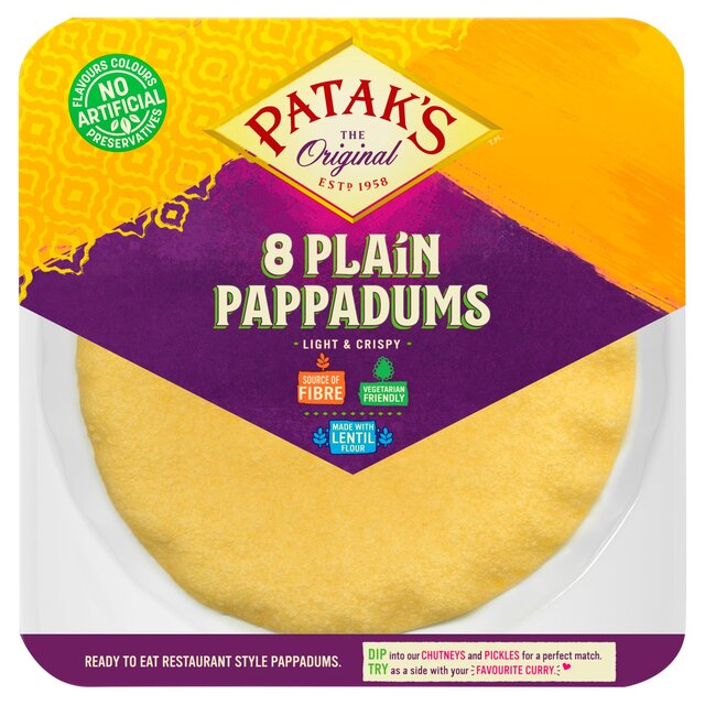 Patak's Plain Pappadums thumbnail 2