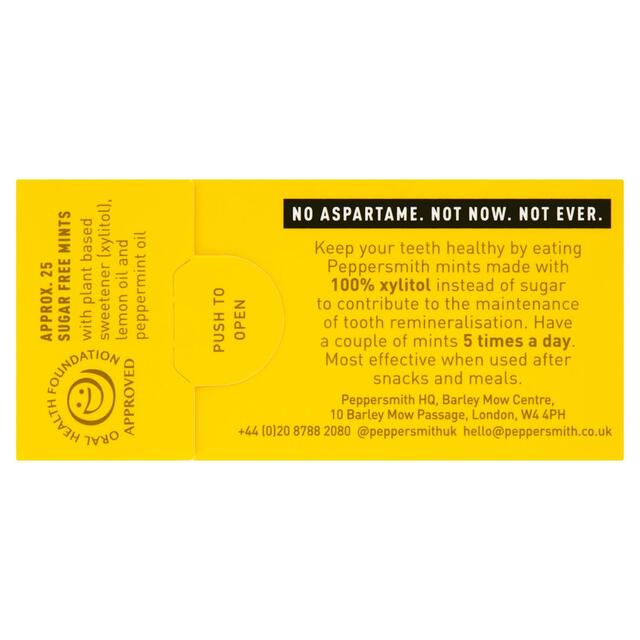 Peppersmith Sugar Free Lemon Dental Mints thumbnail 3