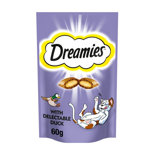 Dreamies Cat Treat Biscuits with Duck