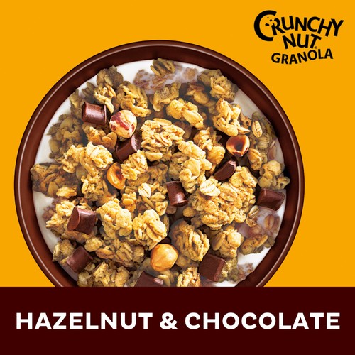 Kellogg's Crunchy Nut Hazelnut & Chocolate Breakfast Granola  thumbnail 4
