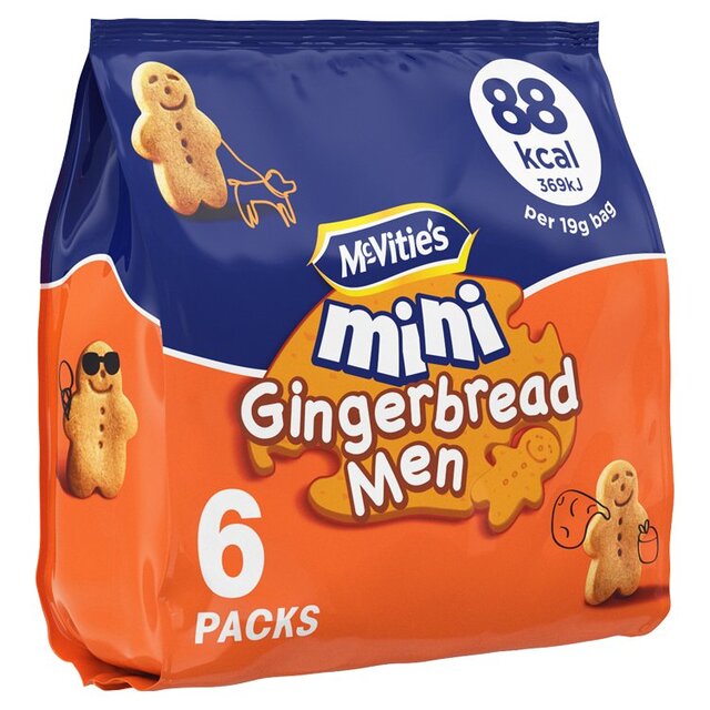 McVitie's Mini Gingerbread Men Multipack Biscuits thumbnail 2