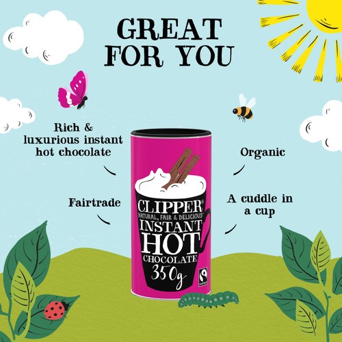 Clipper Fairtrade Instant Hot Chocolate thumbnail 2