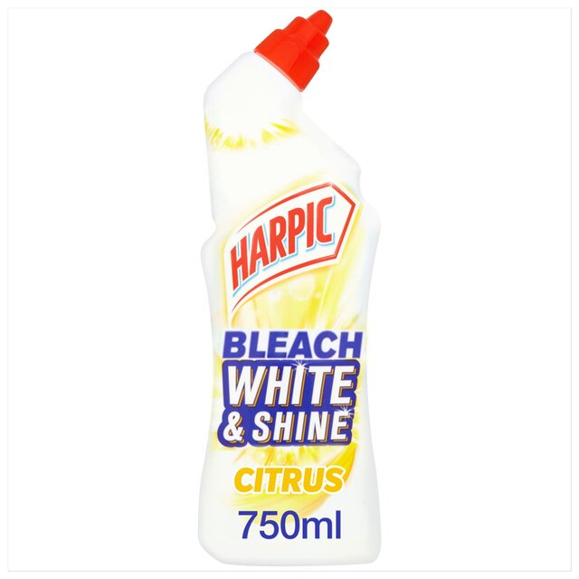 Harpic White & Shine Bleach Citrus Toilet Cleaner Gel