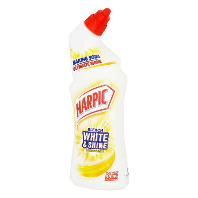 Harpic White & Shine Bleach Citrus Toilet Cleaner Gel thumbnail 5