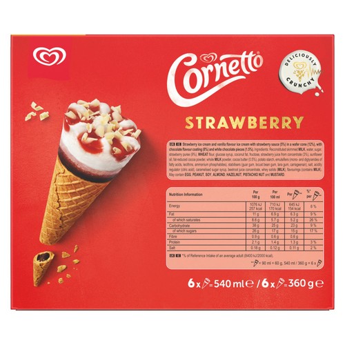 Cornetto Strawberry Ice Cream Cones thumbnail 2