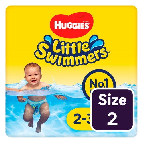 Huggies Little Swimmers Swim Nappies, Size 2-3 (3-8kg)