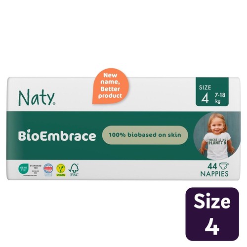 Eco by Naty Big Pack Nappies, Size 4 (44) 7-18kg