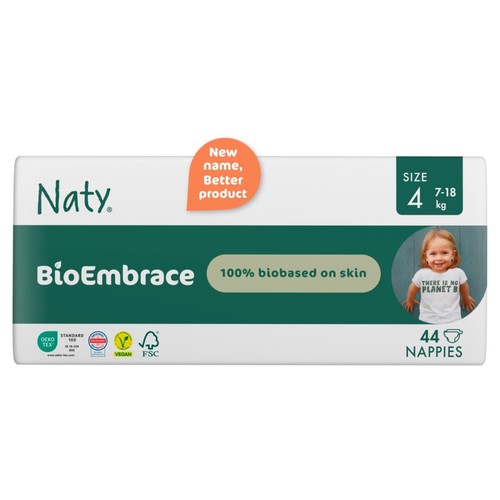 Naty BioEmbrace Big Pack Nappies Size 4 (7-18kg) thumbnail 2