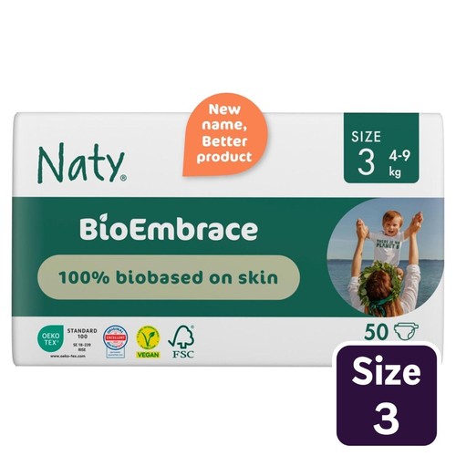 Eco by Naty Big Pack Nappies, Size 3 (50) 4-9kg
