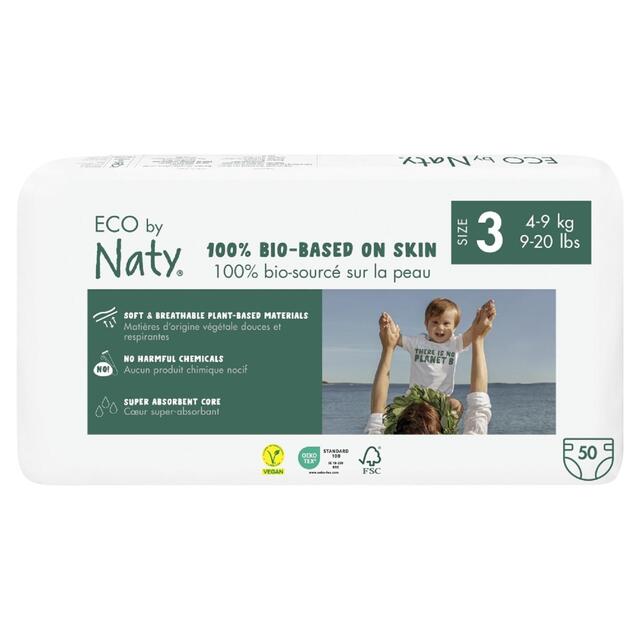 Eco by Naty Big Pack Nappies, Size 3 (50) 4-9kg