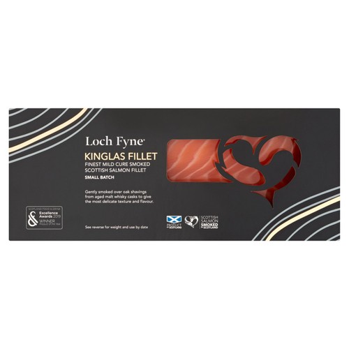 Loch Fyne Kinglas Fillet Of Cured Smoked Scottish Salmon