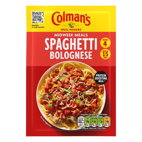 Colman's Spaghetti Bolognese Recipe Mix thumbnail 2