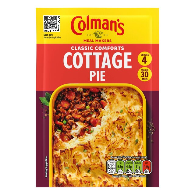 Colman's Cottage Pie Recipe Mix  45G thumbnail 2