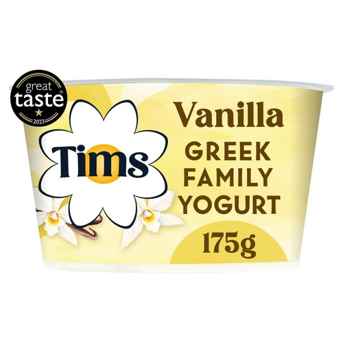 Tims Dairy Greek Style Vanilla Yoghurt