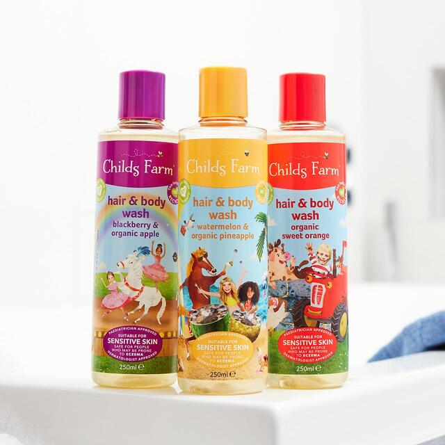 Childs Farm Kids Organic Sweet Orange Hair & Body Wash thumbnail 5
