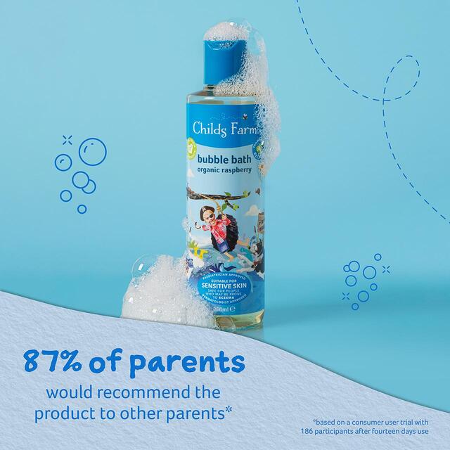 Childs Farm Kids Organic Raspberry Bubble Bath thumbnail 3