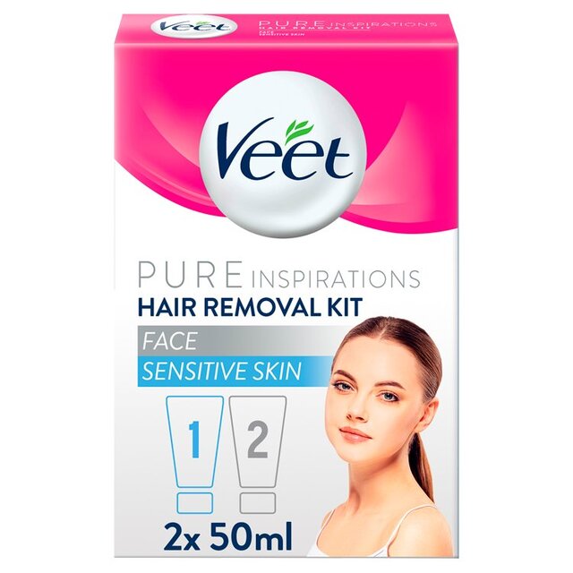 Veet Pure Hair Removal Kit Face Sensitive Skin thumbnail 2