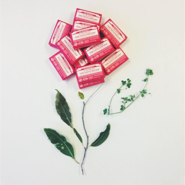 Dr. Bronner's Rose Organic Multi-Purpose Soap Bar thumbnail 4