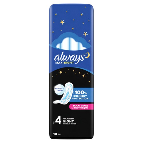 Always Sanitary Towels Maxi Night  thumbnail 8